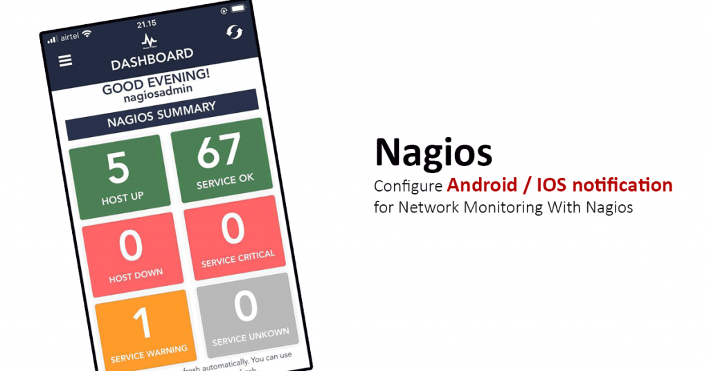 Configure Android / IOS notification for Network Monitoring With Nagios